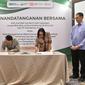 Penandatanganan Head of Agreement (HoA) Lapangan Lengo Blok Bulu antara Petrokimia Gresik dengan Kris Energy Ltd. selaku Kontraktor Kontrak Kerja Sama (KKKS) di Surabaya, Rabu (31/8).