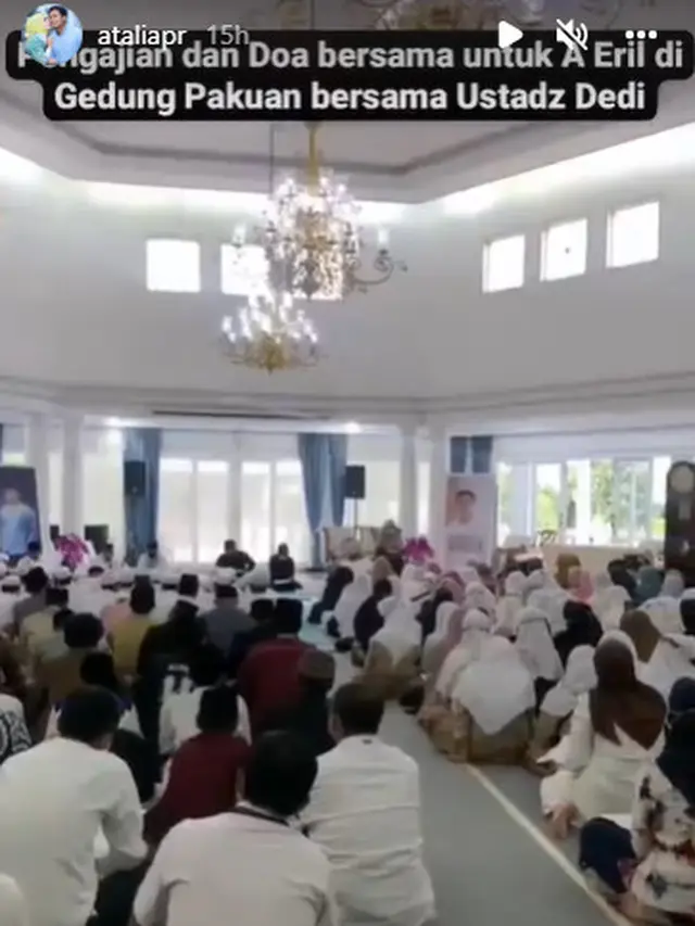 6 Momen Pengajian untuk Eril di Gedung Pakuan, Bakal Digelar 7 Hari