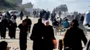 Ini menjadi serangan Israel terbesar sejak gencatan senjata berlaku pada 19 Januari 2025. (BASHAR TALEB/AFP)