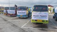 25 Tangki Air Bersih Sumbangan BSI Berangkat ke Aceh