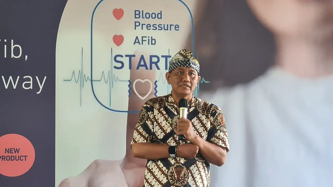 Asep Aji Fatahilah, Pendiri Komunitas KDS Penyintas Stroke dalam Acara World Stroke Day 2025: OMRON’s Call for Early Detection pada Rabu, 22 Oktober 2025, siang.