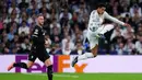 Laga berlangsung intens dan penuh peluang. Juventus sempat memberi perlawanan berarti di awal, namun Real Madrid tampil lebih tajam di babak kedua lewat dominasi lini tengah dan agresivitas serangan sayap. (AP Photo/Manu Fernandez)