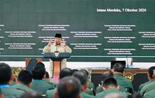 Di Hadapan 800 Pati TNI-Polri, Prabowo Tekankan Kekompakan dan Layanan Cepat