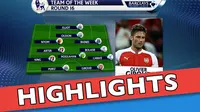 Video highlights berisi 11 pemain terbaik Premier League Inggris pekan ke-15.