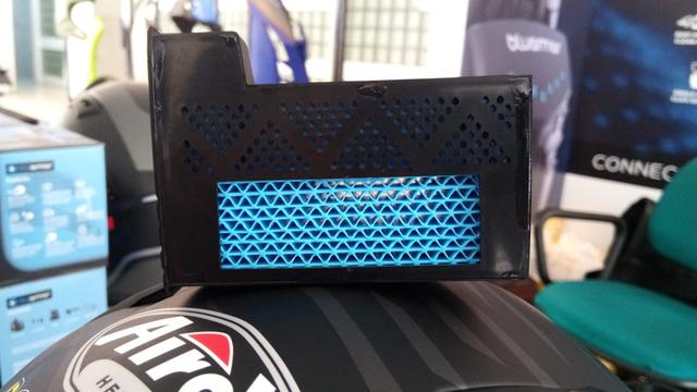 Aksesori bagi para bikers bernama Bluarmor hadir di pameran IIMS Motobike 2019.