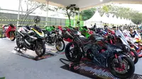 Parade modifikasi di Kawasaki Bike Week 2017. (Amal/Liputan6.com)