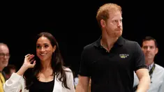 Meghan Markle dan dan Pangeran Harry tiba menghadiri ajang Invictus Games 2023 yang berlangsung di Dusseldorf, Jerman, Rabu (13/9/2023). (Odd ANDERSEN / AFP)