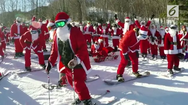 Acara tahunan ini digelar oleh Komunitas Sunday River terdiri dari para pemain ski dan snowboarding