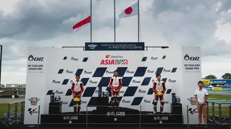 Pembalap Gunungkidul Harumkan Nama Indonesia di Asia Talent Cup Thailand 2022