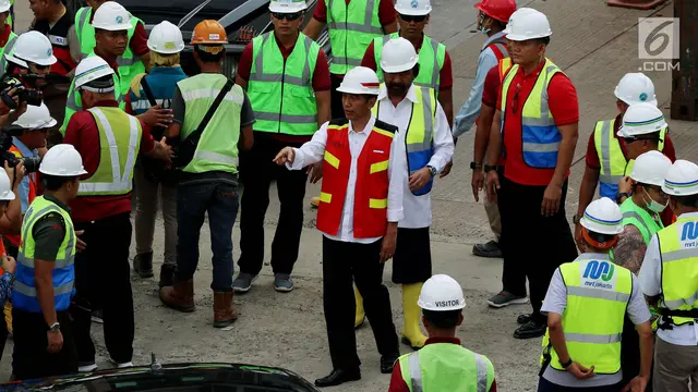 Jokowi Tinjau MRT