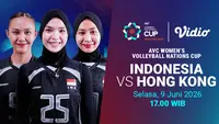 Saksikan Live Streaming Indonesia vs Hong Kong: AVC Women’s Nation Cup Hanya di Vidio
