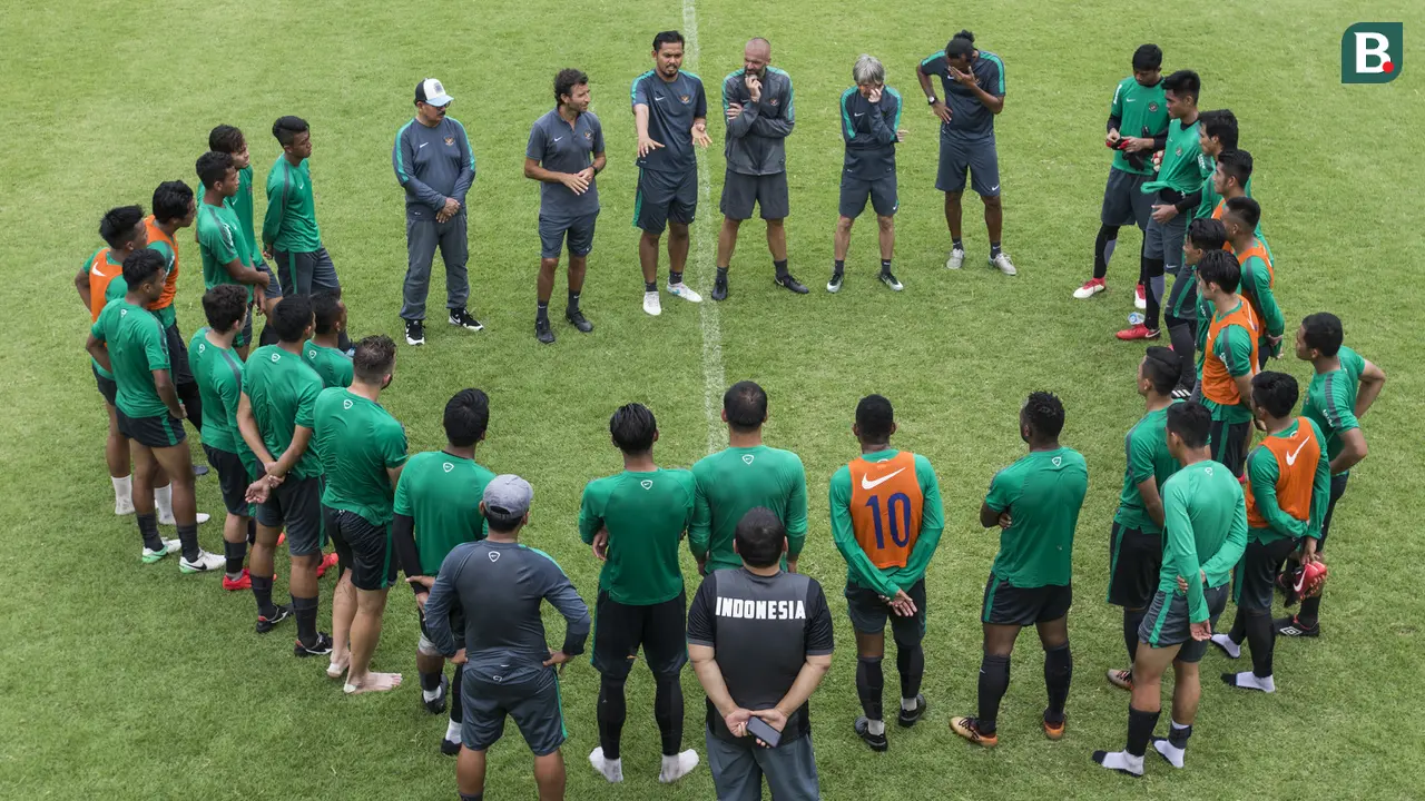 Latihan Timnas Indonesia U-23