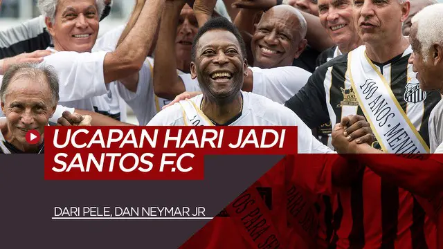 Berita Video Ucapan Selamat Ulang Tahun Pele dan Neymar Jr untuk Santos