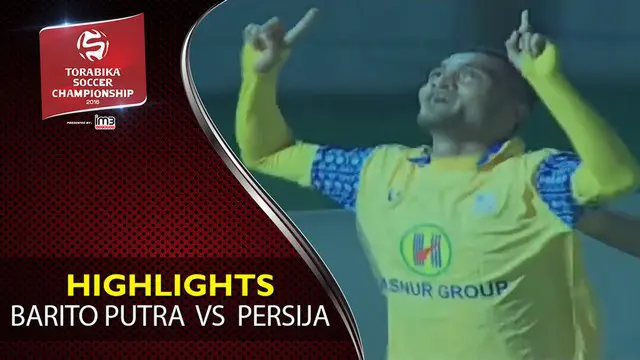 Video highlights TSC 2016 antara Barito Putera Vs Persija Jakarta yang berakhir dengan skor 1-0 di Stadion 17 Mei, Banjarmasin.