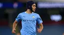 Sebelum pindah ke Barcelona pada musim 2021/2022, Eric Garcia telah menghabiskan 4 musim bersama Manchester City. Bek 20 tahun itu tercatat telah menorehkan 16 laga bersama Blaugrana sejauh ini. (AFP/Pool/Mike Egerton)