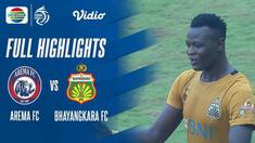 Berita Video highlights BRI Liga 1 2021/2022 pertandingan anatara Arema FCT vs Bhayangkara FC Minggu (12/9/2021) sore WIB.