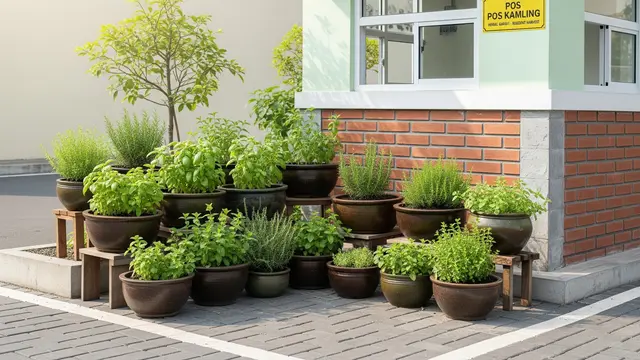 Ide Kebun Sayur Mini di Pos Kamling/Gemini AI
