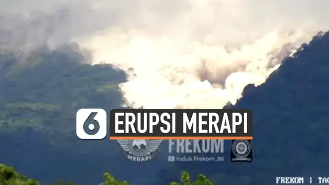 Aktivitas Gunung Merapi terpantau tinggi hari Rabu (27/1). Tercatat 36 kali luncuran awan panas terlihat dari puncak gunung.