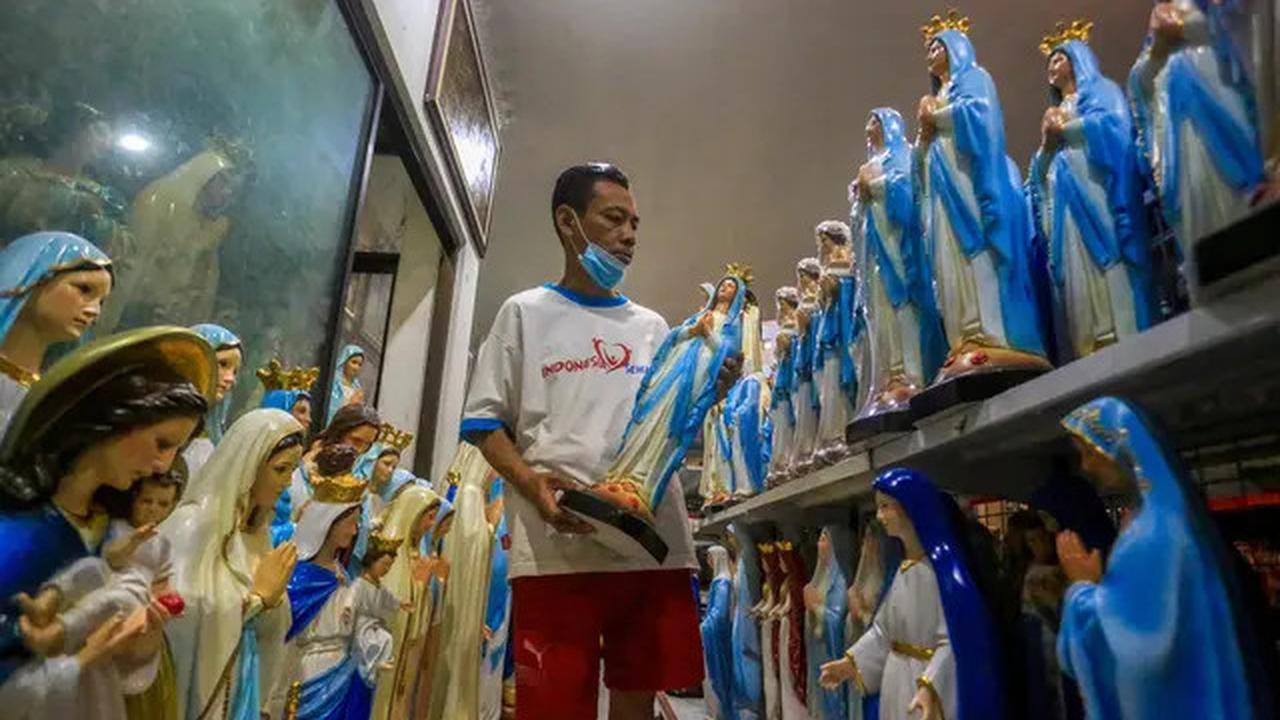 Jelang Natal 2024, Permintaan Patung Bunda Maria Meningkat