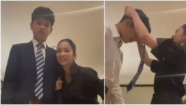 Persiapan Bunga Zainal dan anaknya menuju kompetisi besar. (credit: instagram.com/bungazainal05)