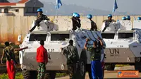 Panser Indobatt Dihadang Massa Bersenjata