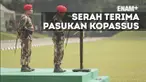 Bertempat di lapangan Markopassus, Brigjen TNI Madsuni resmi menggantikan Mayjen TNI M Herindra sebagai Danjen Kopassus yang baru. 