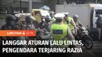Ternyata masih ada pengendara yang hobinya melanggar aturan lalu lintas. Terbukti petugas mendapati banyak pengendara  tak pakai helm hingga melawan arus saat razia Patuh Jaya 2024.
