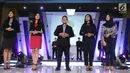 Lima finalis saat audisi news presenter competition EGTC 2018 di Universitas Negeri Semarang (UNNES), Semarang, Kamis (19/). Audisi news presenter competition EGTC 2018 memenangkan 5 finalis. (Liputan6.com/Herman Zakharia)