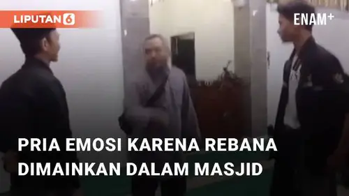 VIDEO: Viral Pria Emosi Karena Rebana Dimainkan Di Dalam Masjid Surabaya!