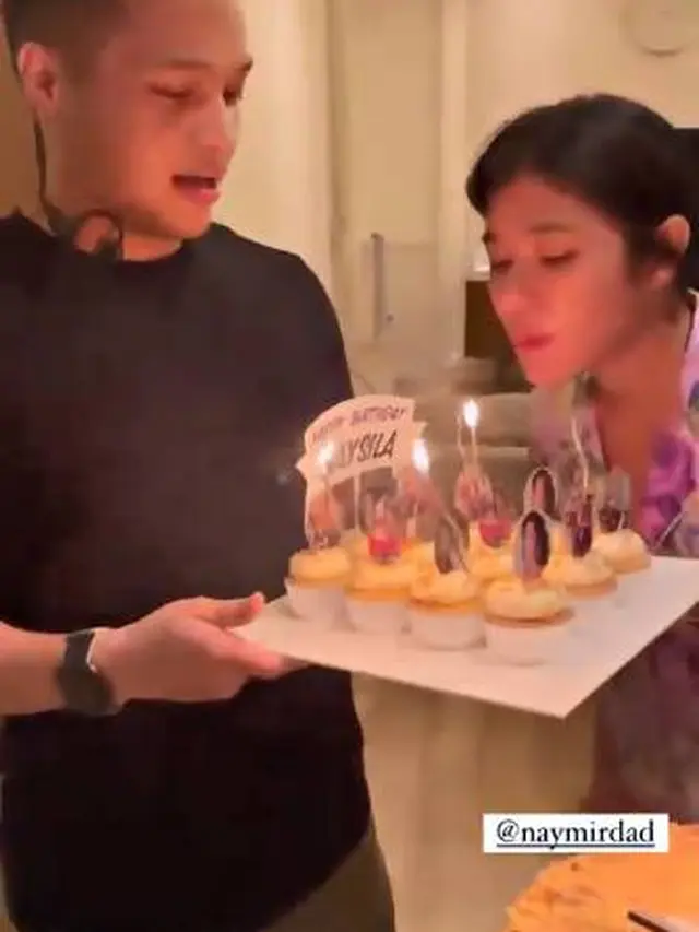 Dapat Kejutan dari Kekasih, Ini 7 Momen Ulang Tahun Naysilla Mirdad