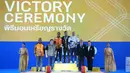 Bertanding di Chonburi Sports School, Chonburi, hari Senin (15/12/2025), Rizki Juniansyah tampil di kelas 79kg Putra atau naik 6kg lebih berat ketimbang saat meraih medali emas Olimpiade 2024. (Dok Kemenpora RI)