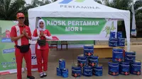 Kiosk Pertamina di Tol Kuala Namu-Tebing Tinggi (Foto: Reza Effendi)