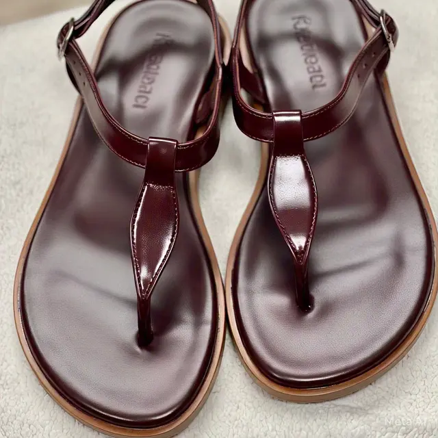ilustrasi sandal by Meta AI