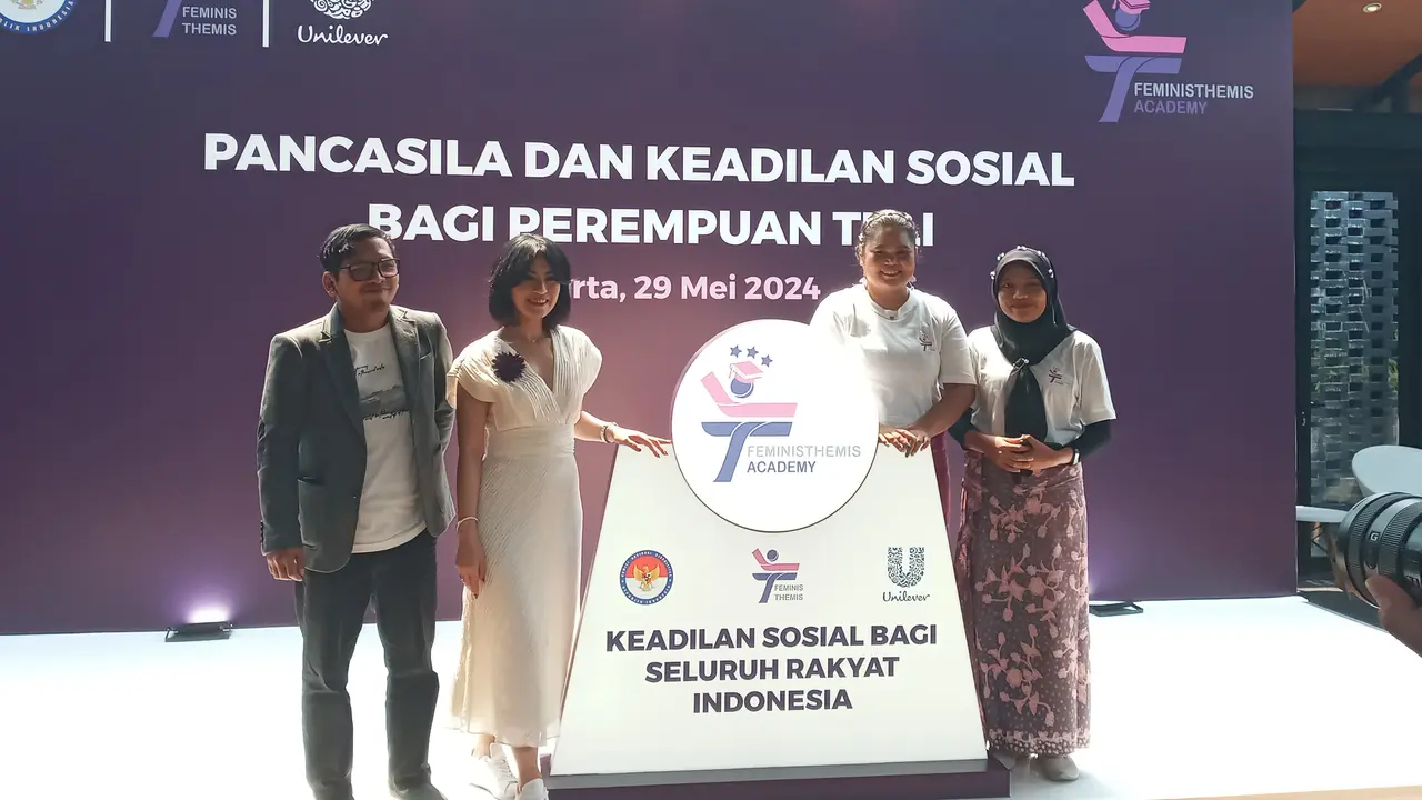 acara diskusi yang digelar FeminisThemis dan Unilever Indonesia pada Rabu, 29 Mei 2024.