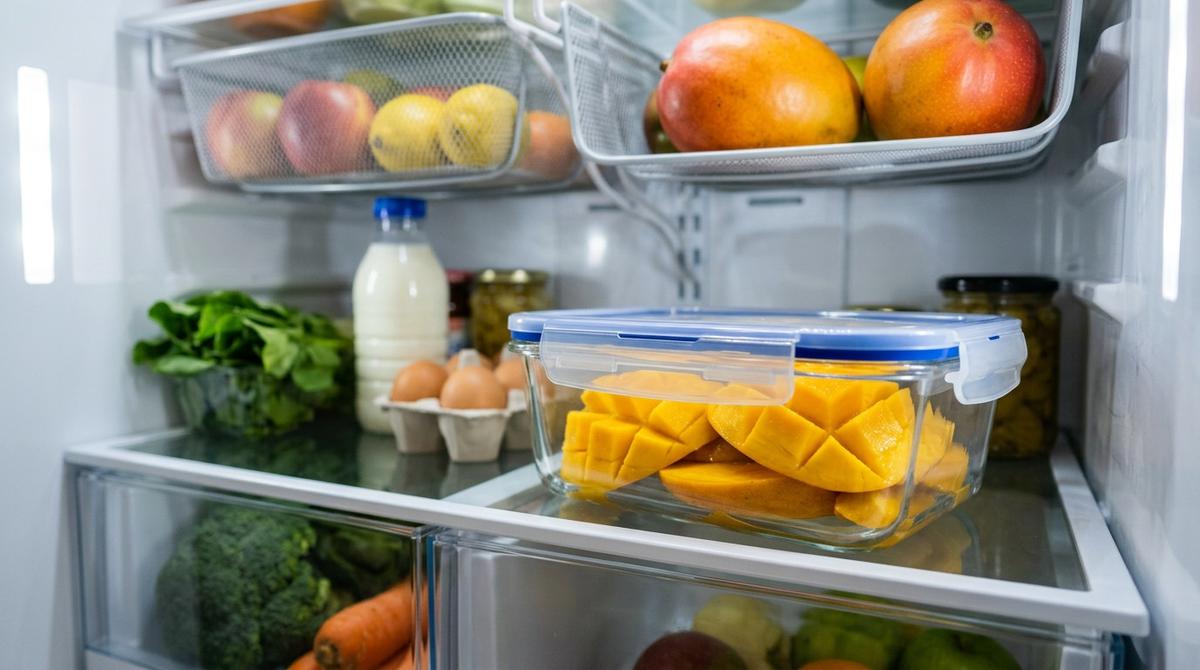 Cara Mengawetkan Mangga Matang agar Segar dan Tidak Cepat Busuk (AI Generated)