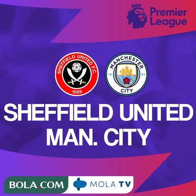 Premier League - Sheffield United Vs Manchester City
