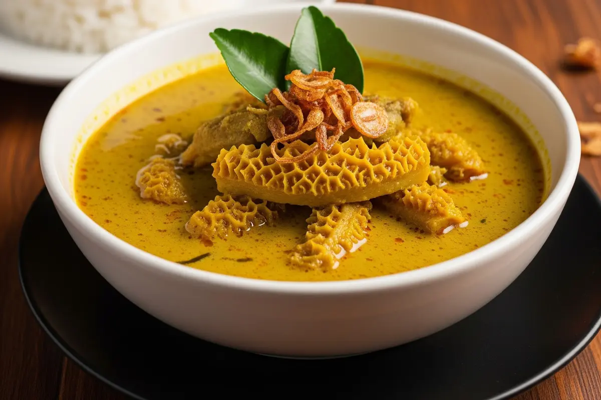Gulai Babat Sapi Tanpa Santan (Image by Gemini AI)