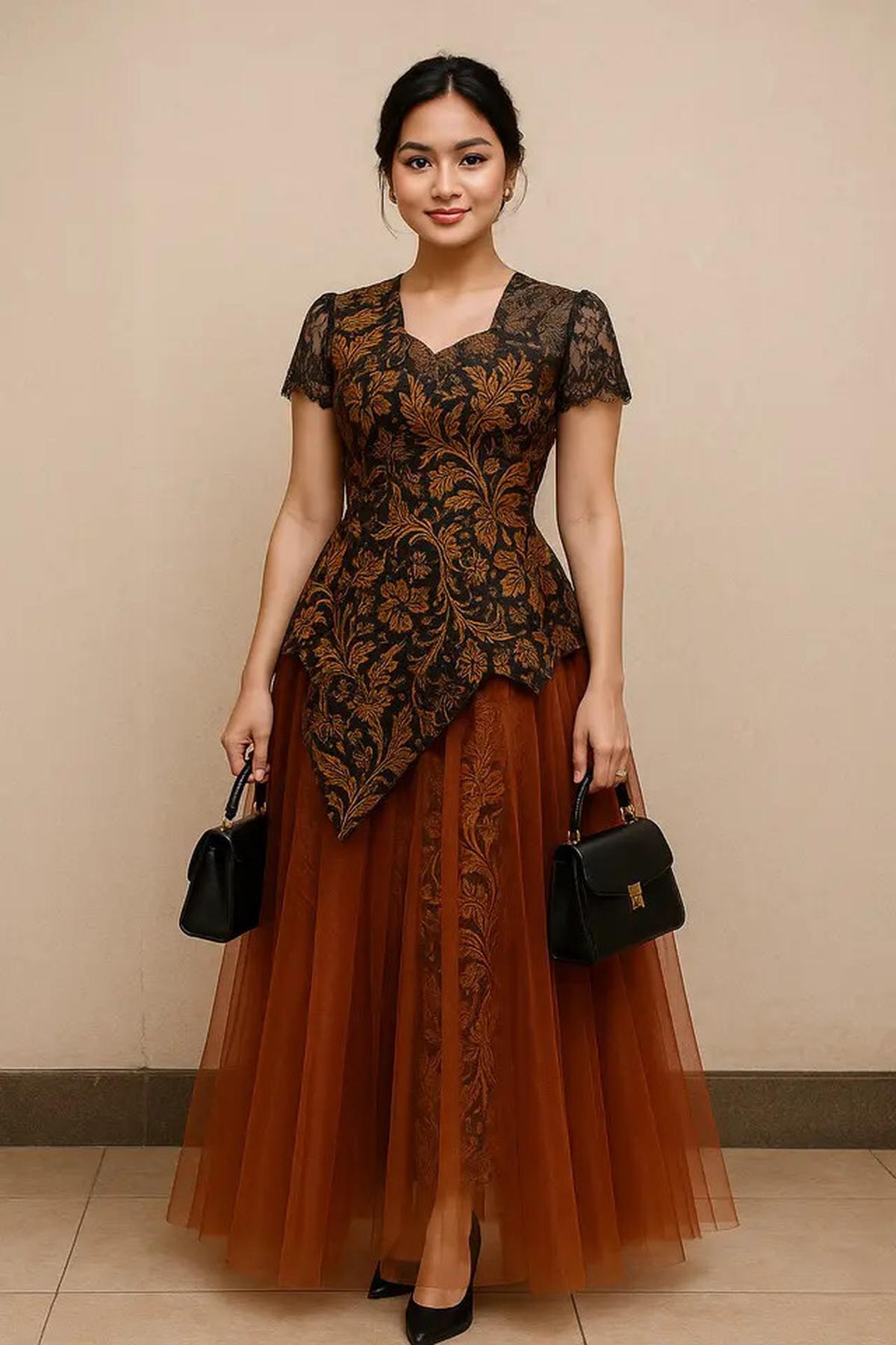 5 Ide Dress Batik Maxi untuk Pengajian Sampai Pesta, Simpel dan Elegan