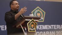 Menteri Agama (Menag) Yaqut Cholil Qoumas mengutuk keras aksi bom bunuh diri di Mapolsek Astana Anyar, Kota Bandung, Jawa Barat. (Dok. Istimewa)
