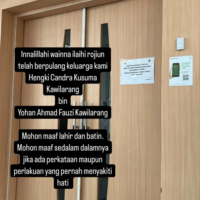 Hengki Kawilarang meninggal dunia. (Foto: Dok. Instagram @hengkikawilarang_id)