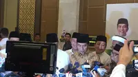 Jokowi saat menghadiri buka bersama DPP Partai Golkar. (Muhammad Radityo Priyasmoro)