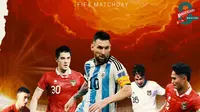 FIFA Matchday - Timnas Indonesia Vs Argentina: Lionel Messi, Marselino Ferdinan, Ivar Jenner, Rafael Struick, Elkan Baggott (Bola.com/Adreanus Titus)
