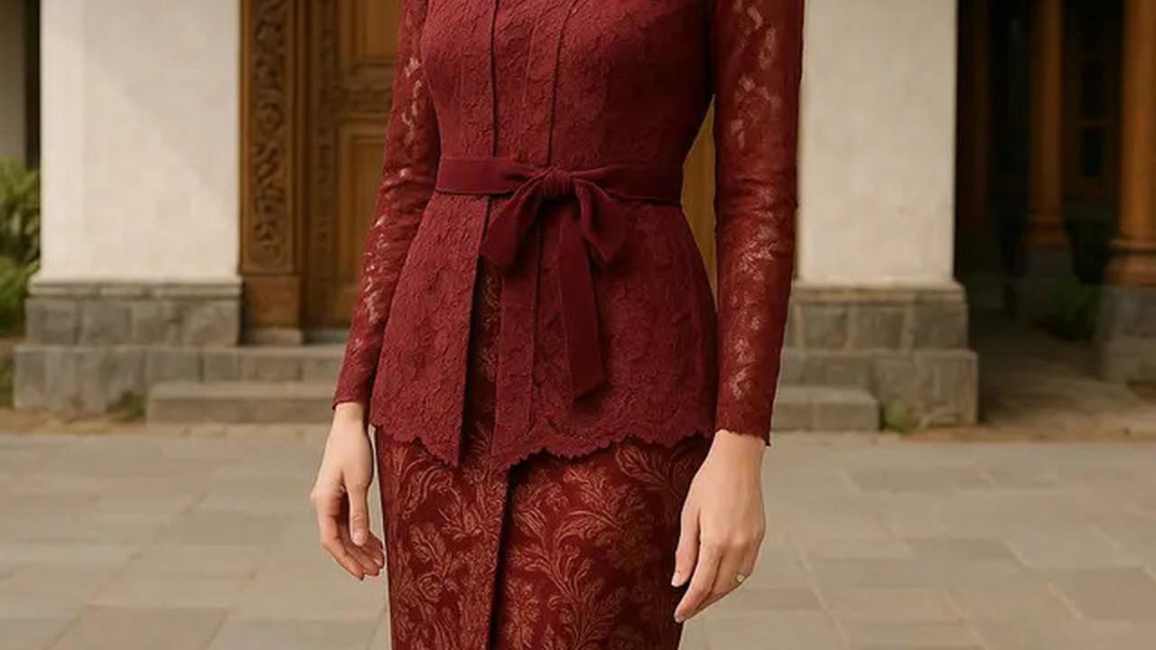 7 Model Batik Merah Maroon Wanita Terbaru yang Menarik dan Stylish