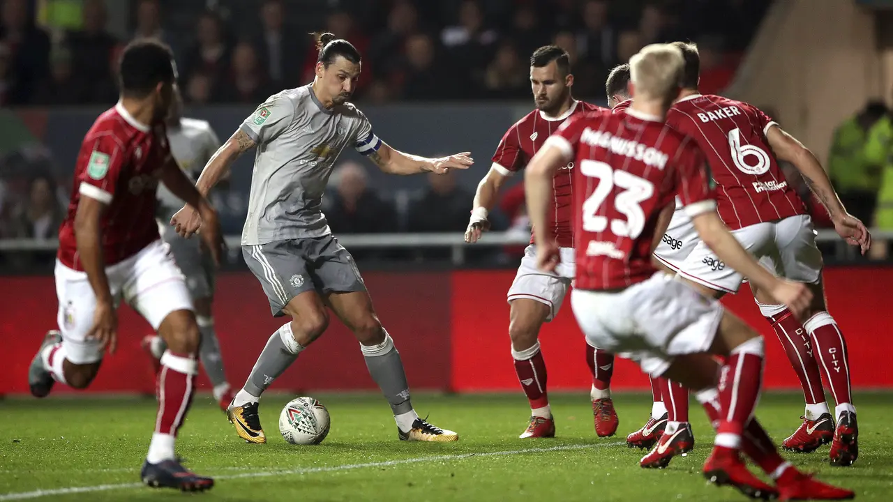 Manchester United (MU), Piala Liga Inggris, Bristol City