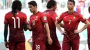 Usai pertandingan, Ronaldo hanya bisa tertunduk. Ia pun enggan untuk melakukan preskon usai pertandingan (AFP Photo/PATRIK STOLLARZ)