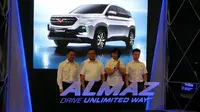Wuling Motors akhirnya resmi memperkenalkan model sport utility vehicle (SUV) terbarunya, Wuling Almaz. (Arief/Liputan6.com)
