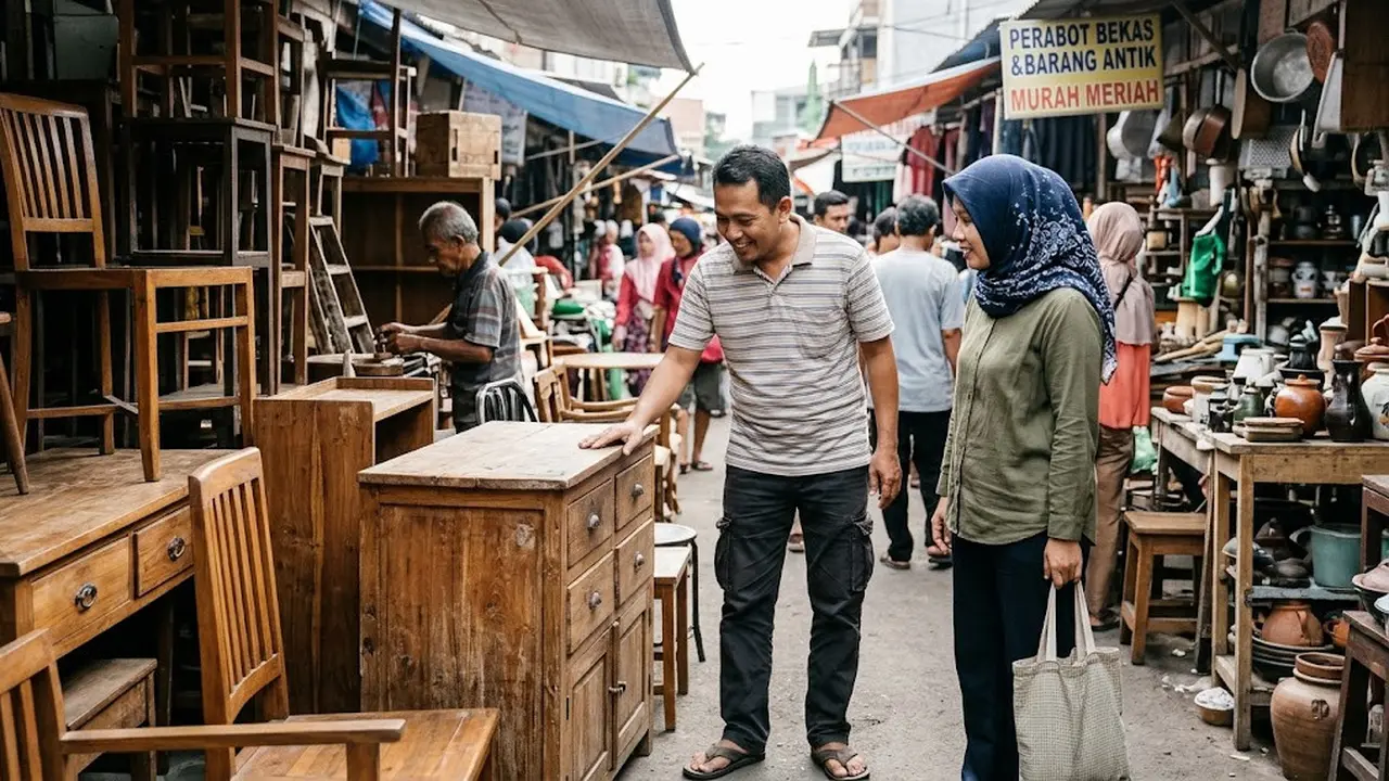 Hal yang Perlu Diperiksa sebelum Membeli Perabot Kayu Bekas dari Pasar Loak