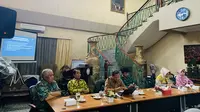Acara "Diskusi Publik: Wabah Corona, Apa dan Bagaimana" di kantor CDCC, Jakarta Selatan, pada Kamis (20/2/2020). (Foto: Liputan6.com)