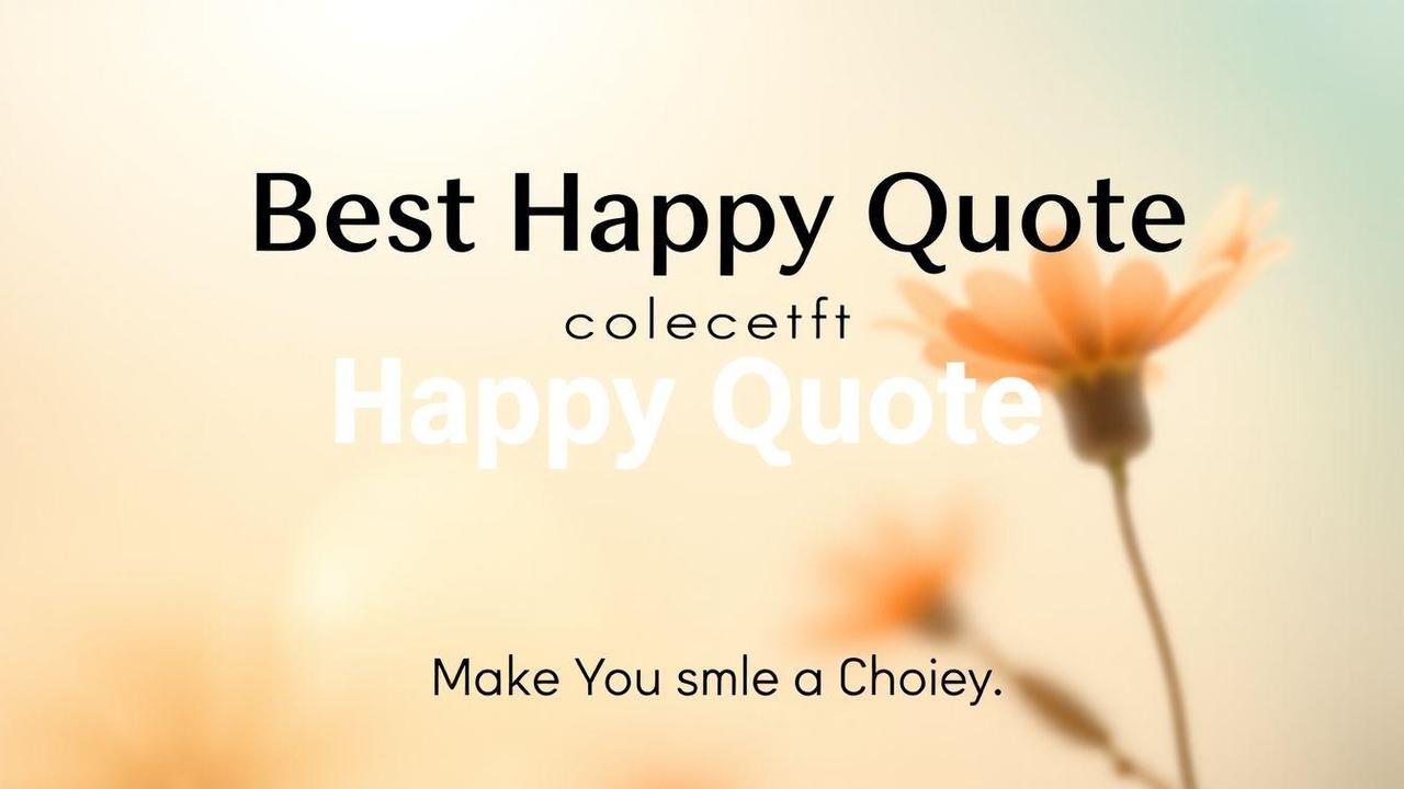 Happy Quote