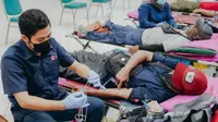 Ahmad Sahroni Center (ASC) bekerja sama dengan Palang Merah Indonesia (PMI) Jakarta Utara pada Minggu (16/10/2022) menyelenggarakan kegiatan donor darah. (Foto: Istimewa).